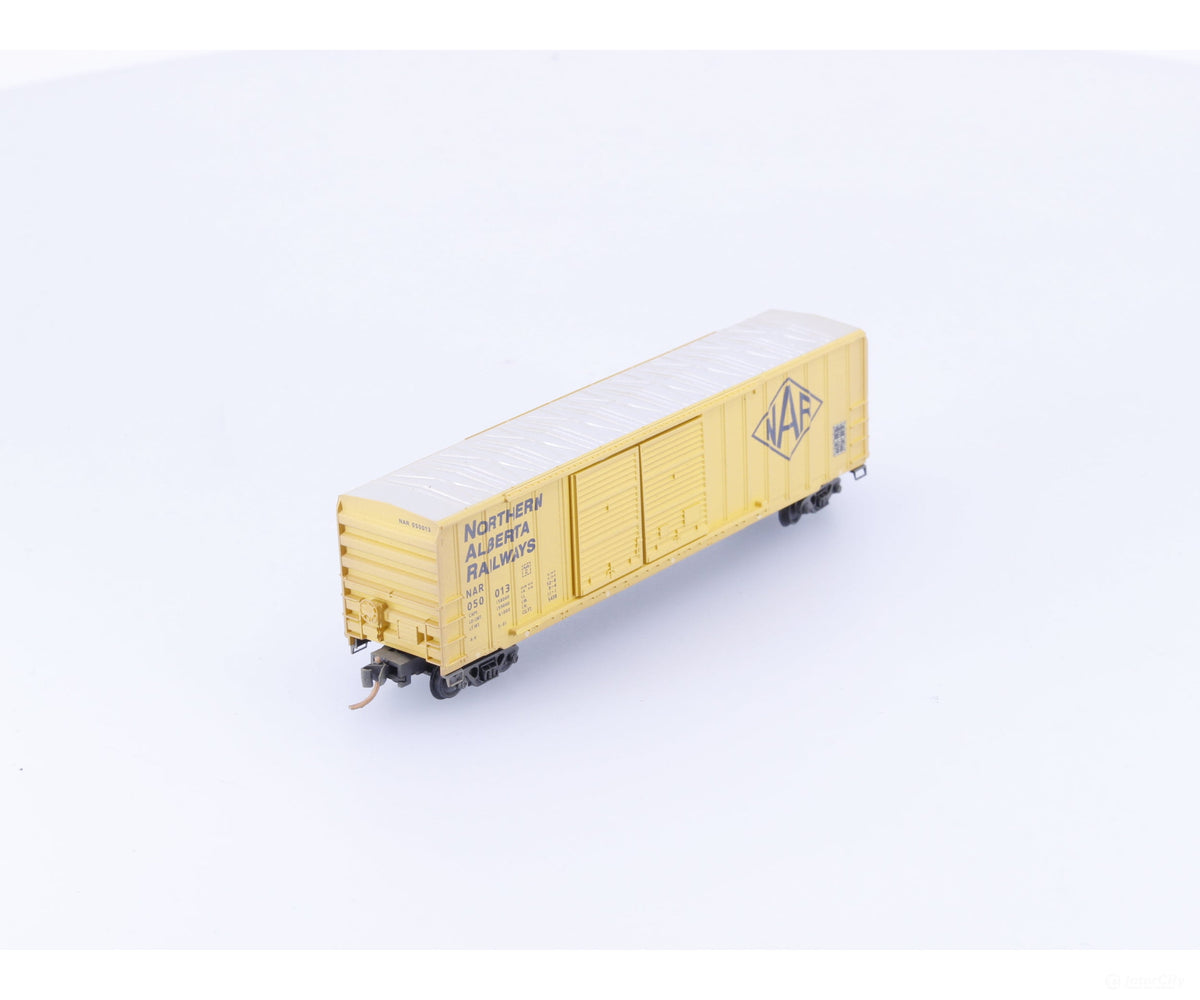 Pacific Western Rail Systems 03093016 N 50’ Double Door Boxcar Northern Alberta Railway (NAR) 050013 - Freight Cars