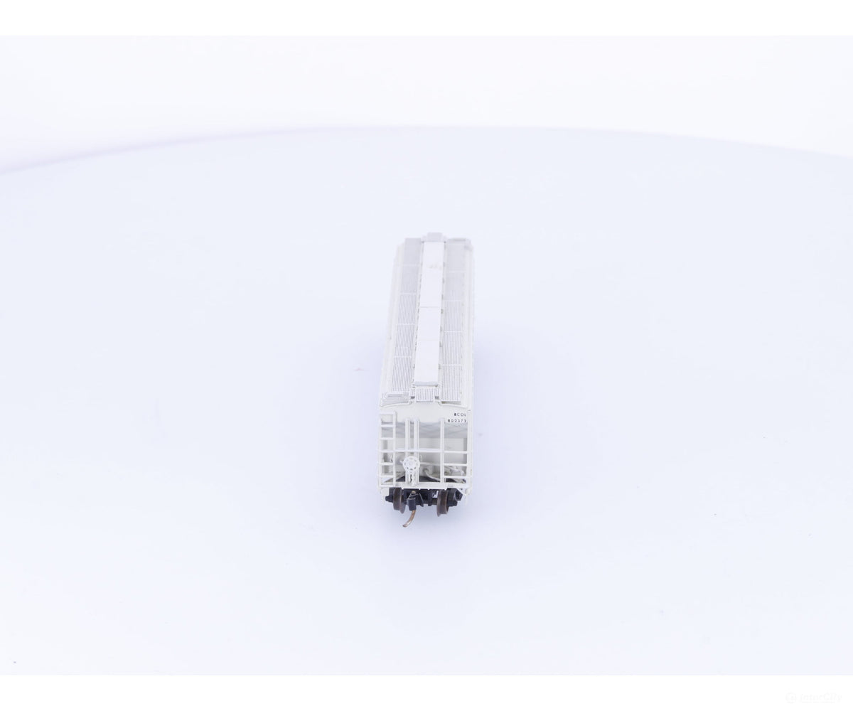 Pacific Western Rail Systems 1026C N 3 Bay PS2 Covered Hopper BC Rail (BCOL) 802372 - Freight Cars
