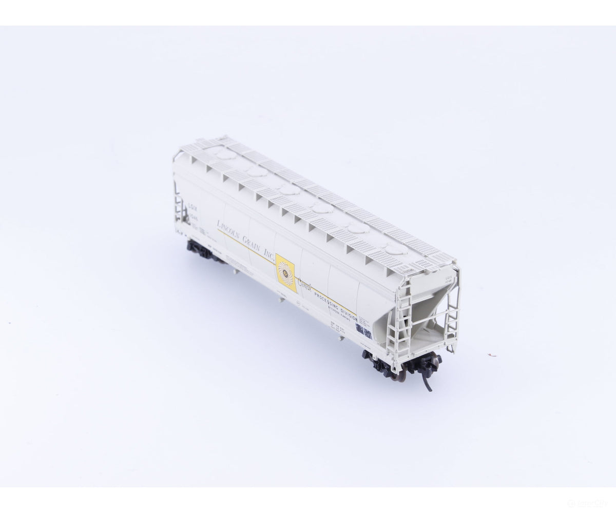 Pacific Western Rail Systems 1119C N 3 Bay ACF Covered Hopper Lincoln Grain (LGIX) 1046 - Freight Cars