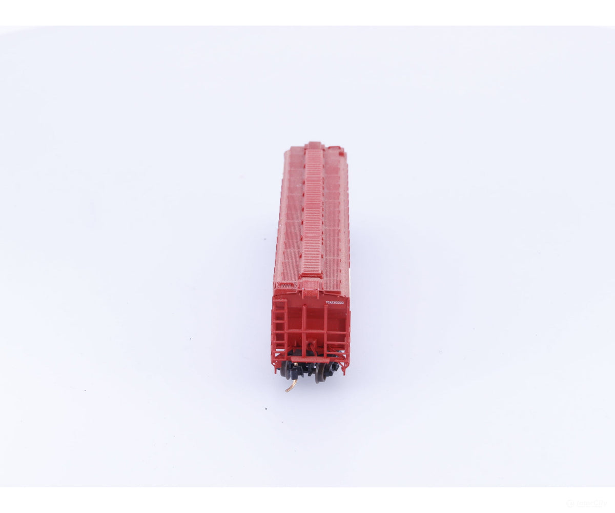 Pacific Western Rail Systems 1120A N 3 Bay PS2 Covered Hopper Farmers Co-op (TCAX) 60003 - Freight Cars