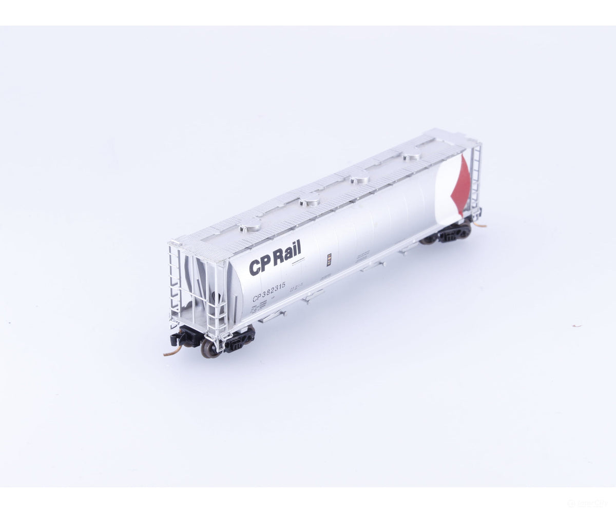 Pacific Western Rail Systems 1131I N 4 Bay Cylindrical Hopper Canadian Pacific (CP) 382315 - Freight Cars