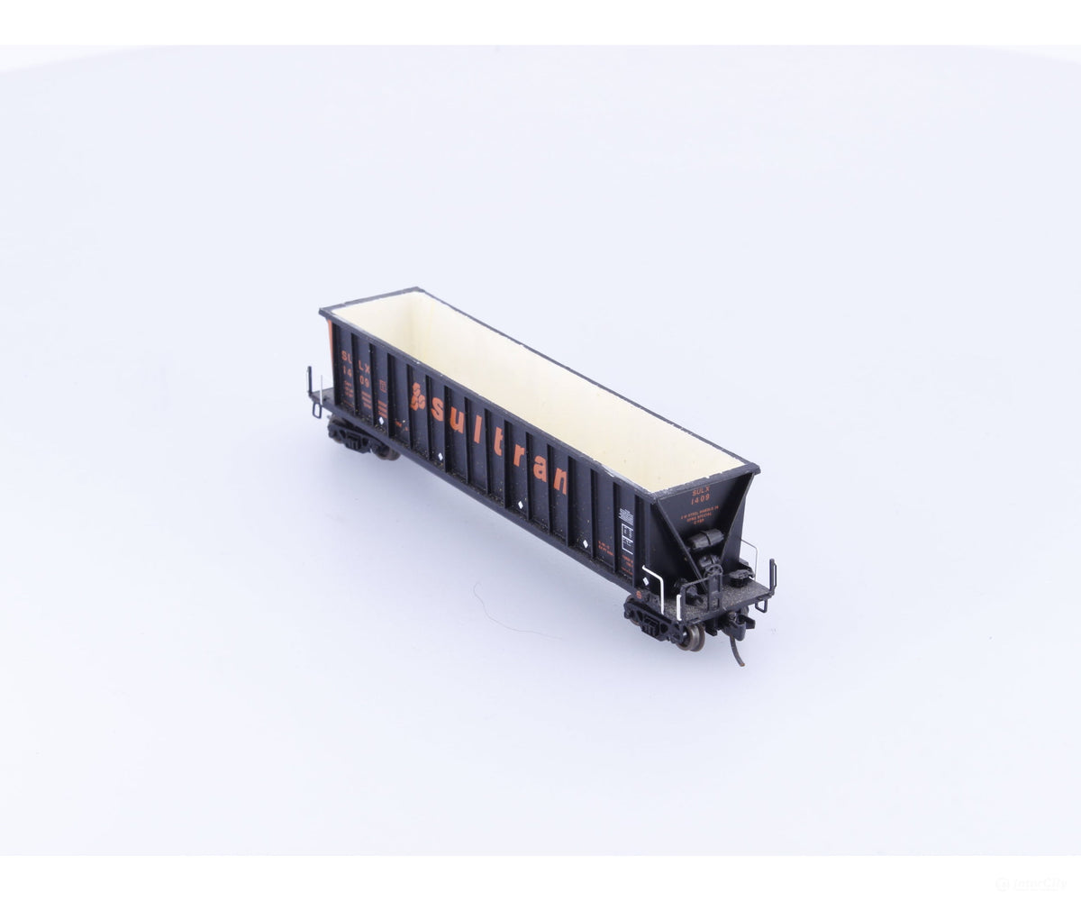 Pacific Western Rail Systems 1142CD N Bathtub Coal Car Sultran (SULX) 1409 - Freight Cars