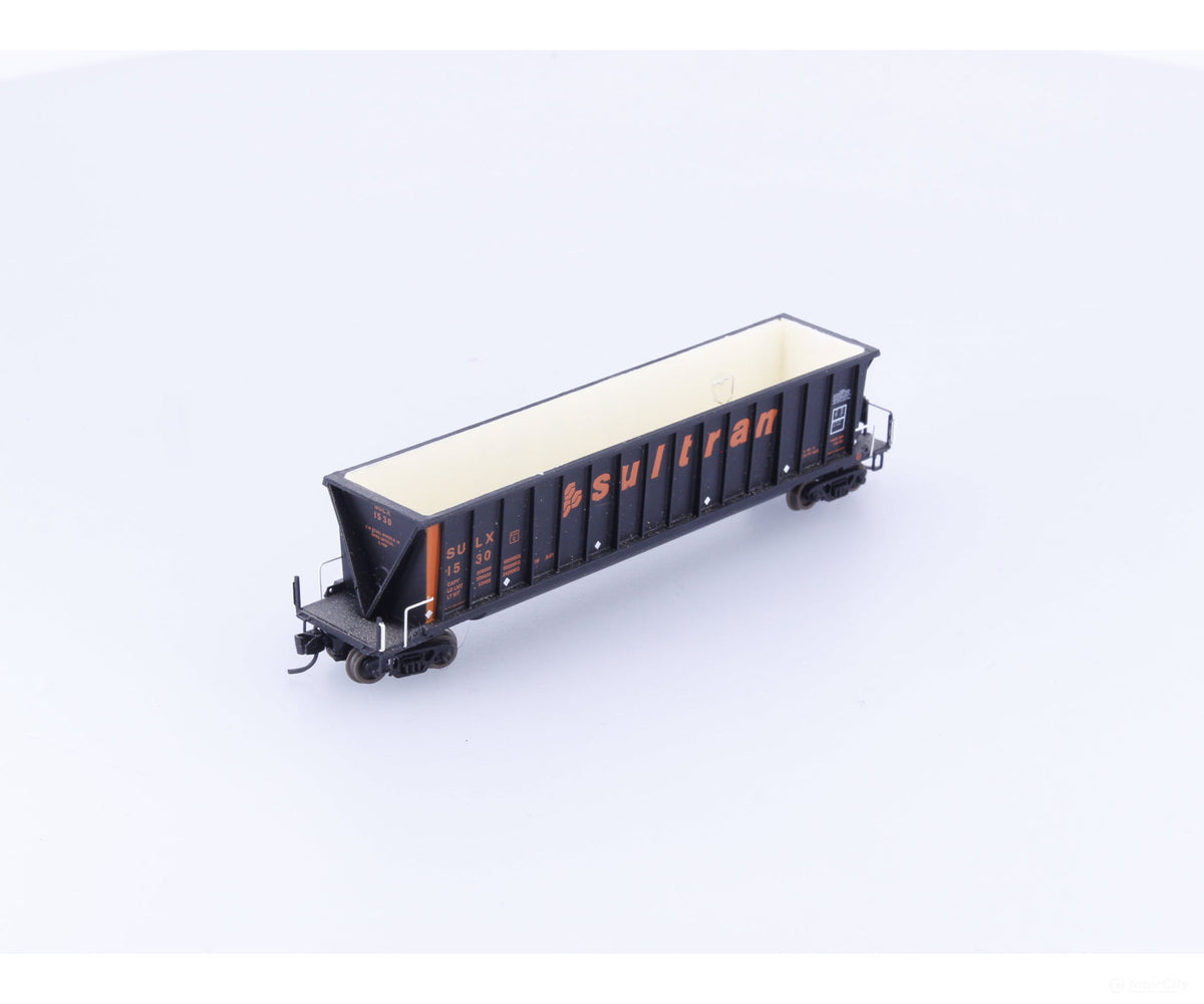 Pacific Western Rail Systems 1142DB N Bathtub Coal Car Sultran (SULX) 1530 - Freight Cars