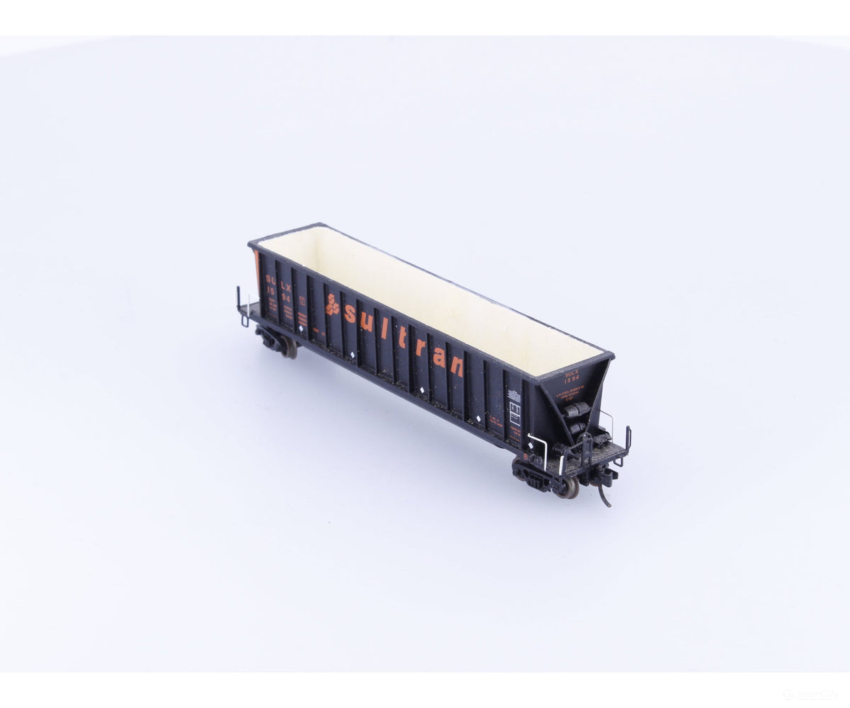 Pacific Western Rail Systems 1142DE N Bathtub Coal Car Sultran (SULX) 1594 - Freight Cars