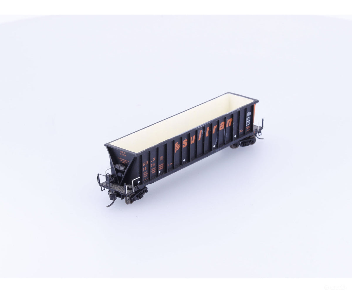 Pacific Western Rail Systems 1142DE N Bathtub Coal Car Sultran (SULX) 1594 - Freight Cars