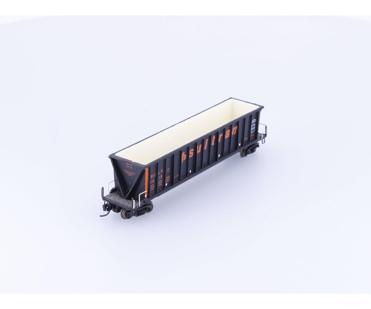 Pacific Western Rail Systems 1142DF N Bathtub Coal Car Sultran (SULX) 1618 - Freight Cars
