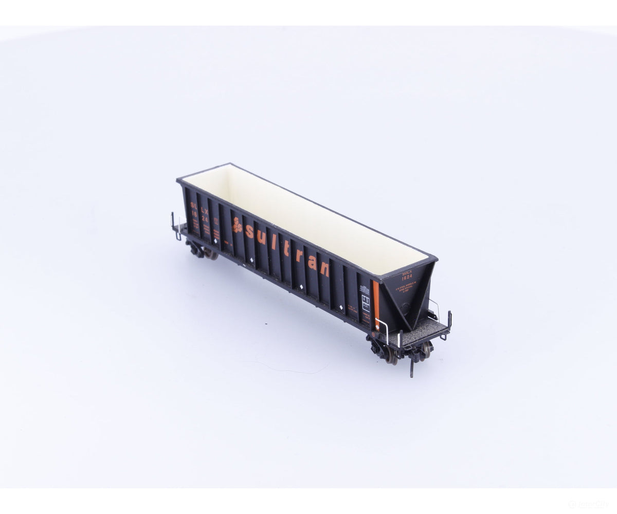 Pacific Western Rail Systems 1142DG N Bathtub Coal Car Sultran (SULX) 1624 - Freight Cars