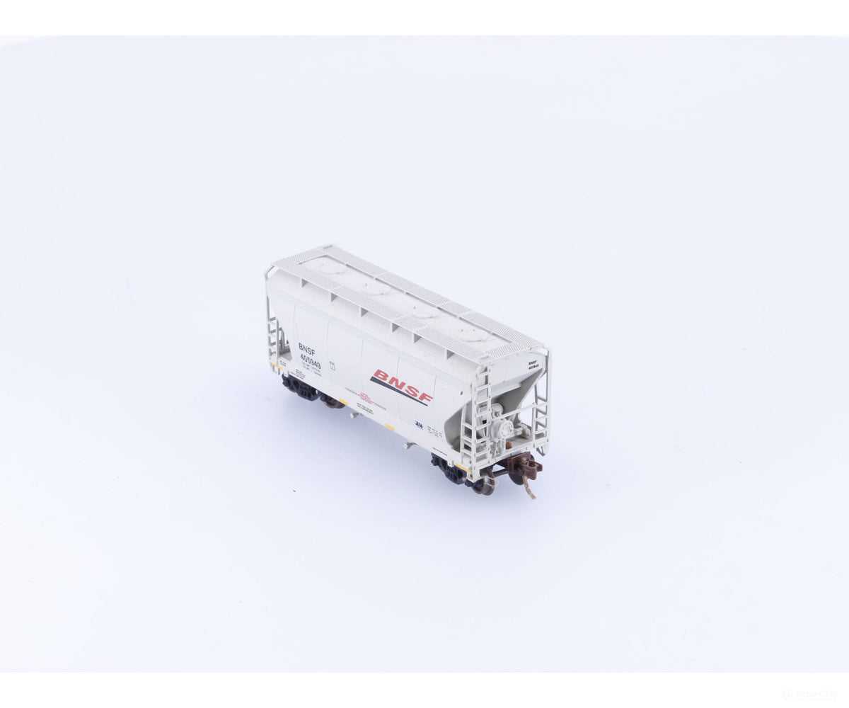 Pacific Western Rail Systems 1163C N 2 Bay Covered Hopper Burlington Northern Santa Fe (BNSF) 405949 - Freight Cars