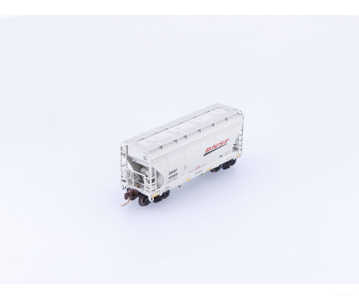 Pacific Western Rail Systems 1163D N 2 Bay Covered Hopper Burlington Northern Santa Fe (BNSF) 405951 - Freight Cars