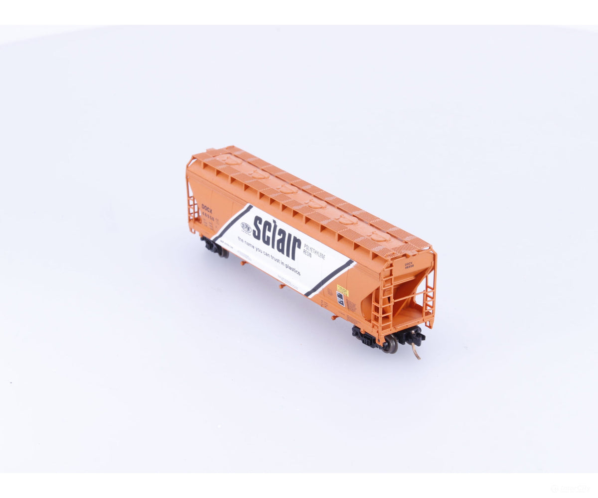 Pacific Western Rail Systems N1068E N 3 Bay Covered Hopper Car Dupont (DOCX) 46558 - Freight Cars