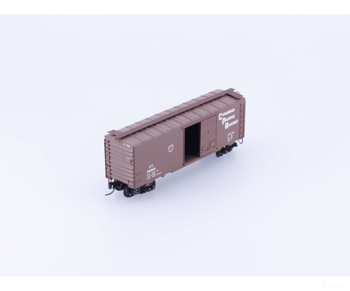 Pacific Western Rail Systems PNS-7 N 40’ Box Car w/ Roof Walk #4 Canadian Pacific (CP) 58965 - Freight Cars