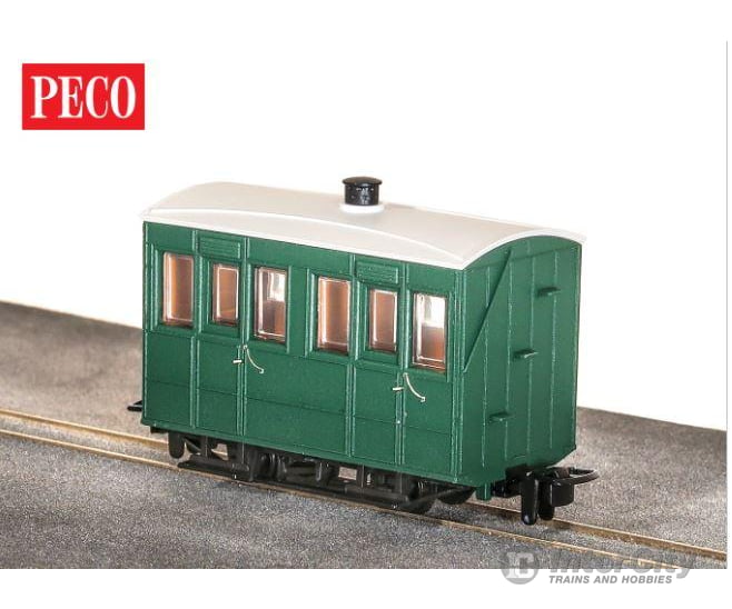 Peco Gr-500 Glyn Valley Tramway 4 Wheel Enclosed Side Coach European Passenger Cars