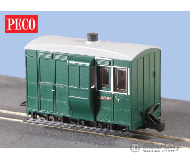 Peco Gr-530 Glyn Valley Tramway Freeland 4-Wheel Brake Coach Without Buffers European Passenger Cars