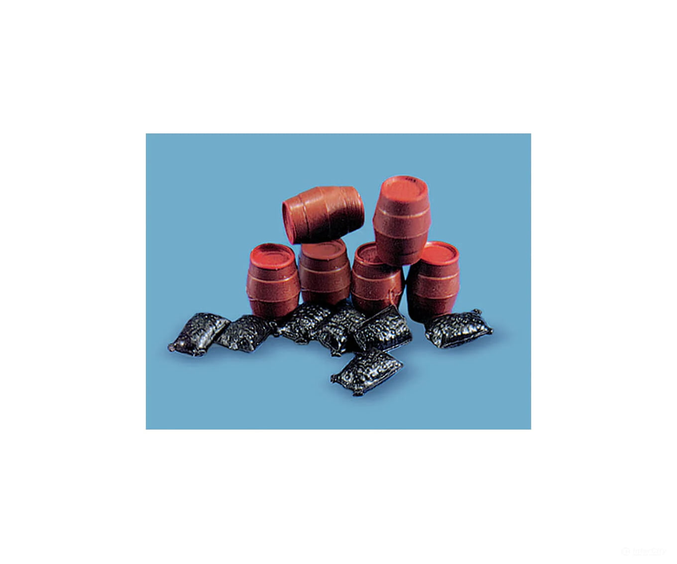 Peco 5064 Sacks And Barrels - 6 7 Other Scenery