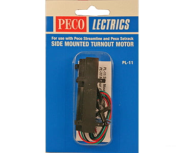 Peco Ho Pl11 Pl-11 Side-Mounting Turnout Motor -- Recommended: 16 Volts Ac At 2 Amps Track