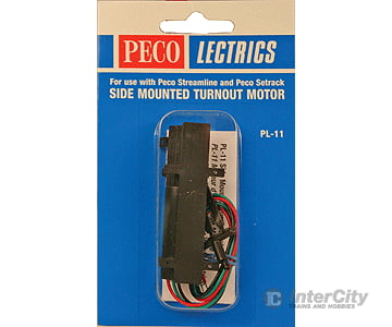 Peco Ho Pl11 Pl-11 Side-Mounting Turnout Motor -- Recommended: 16 Volts Ac At 2 Amps Track