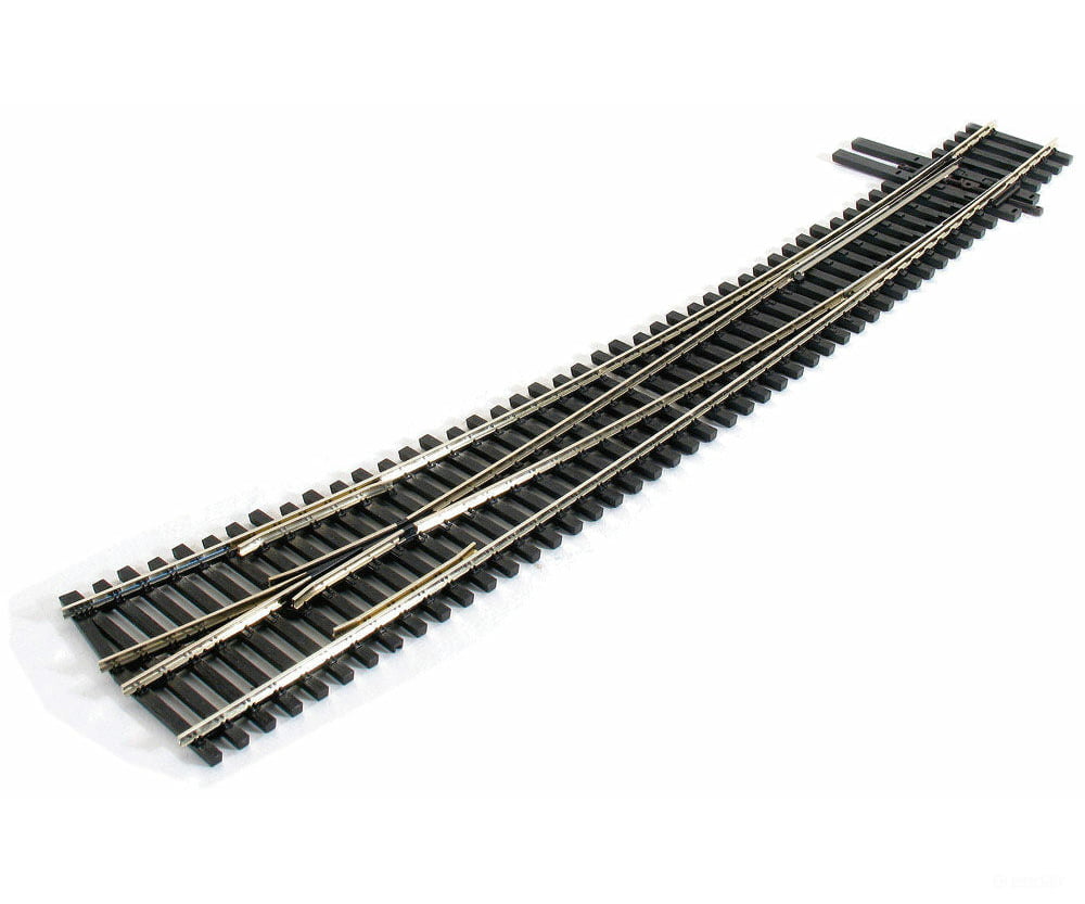 Peco Ho Sl8376 North American-Style Code 83 #7 Curved Turnout - Streamline -- Right Hand Insulfrog