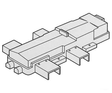 Peco N Sl347 Dummy Point Motor Track Accessories