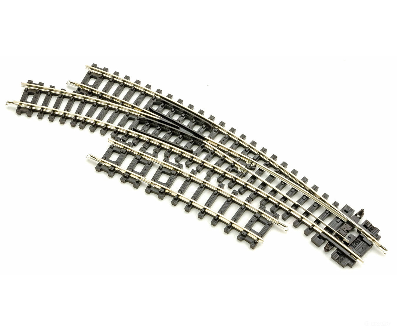 Peco N St45 Code 80 Curved Turnout - Setrack -- Left Hand Track & Turnouts