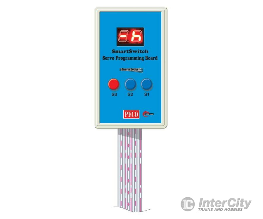 Peco Pls100 Smartswitch(Tm) Complete Set - Programming Board And 4 Each: Servos Toggle Switches