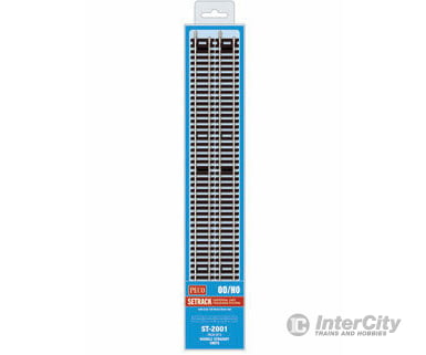 Peco St2001 Code 100 Nickel Silver Double Straight - Setrack 13-3/16 335Mm Pkg(8) Track & Turnouts