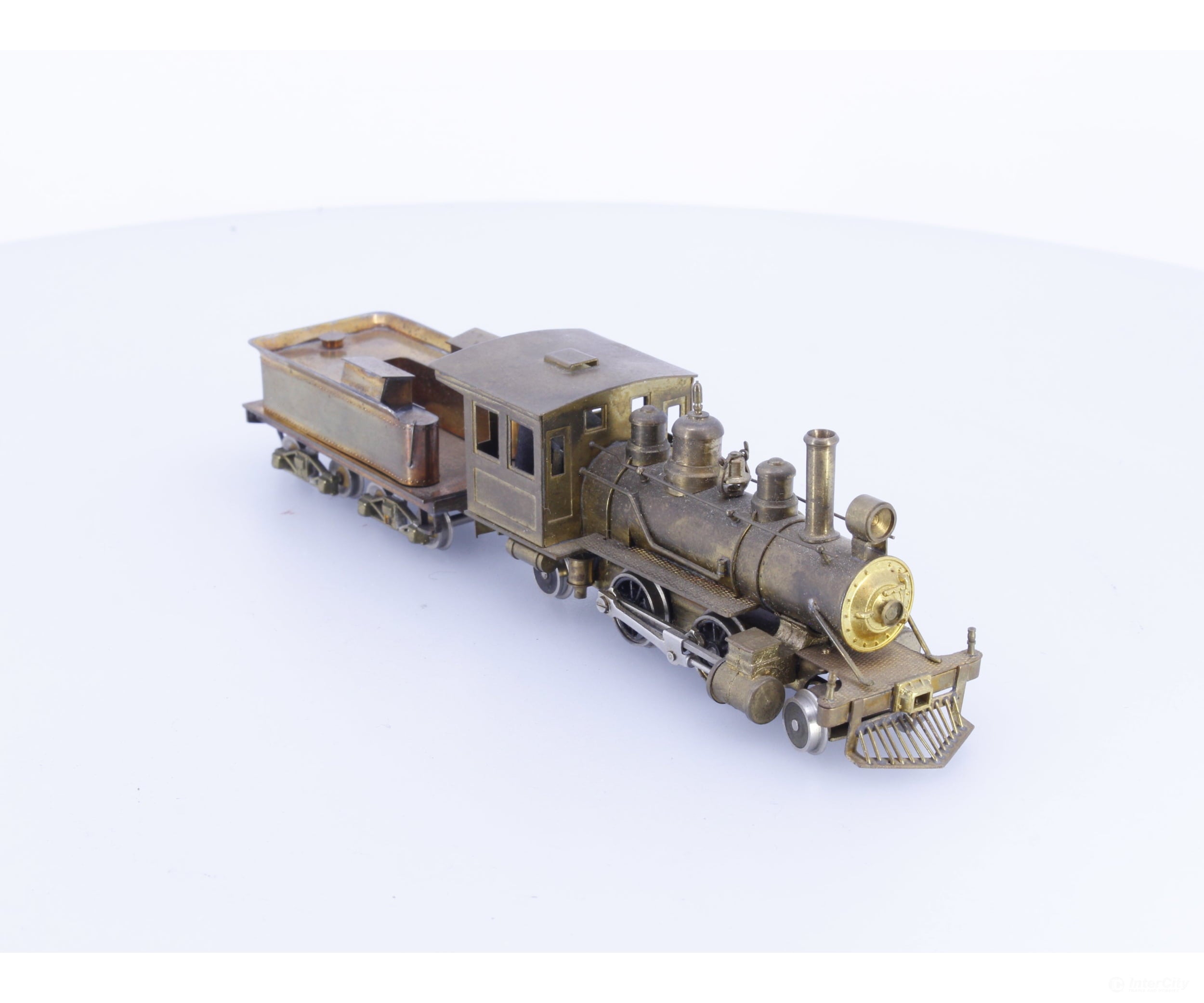 Peterson Brass 313 HO Brass 2-4-2 Steam Locomotive Undecorated Analog DC - Locomotives