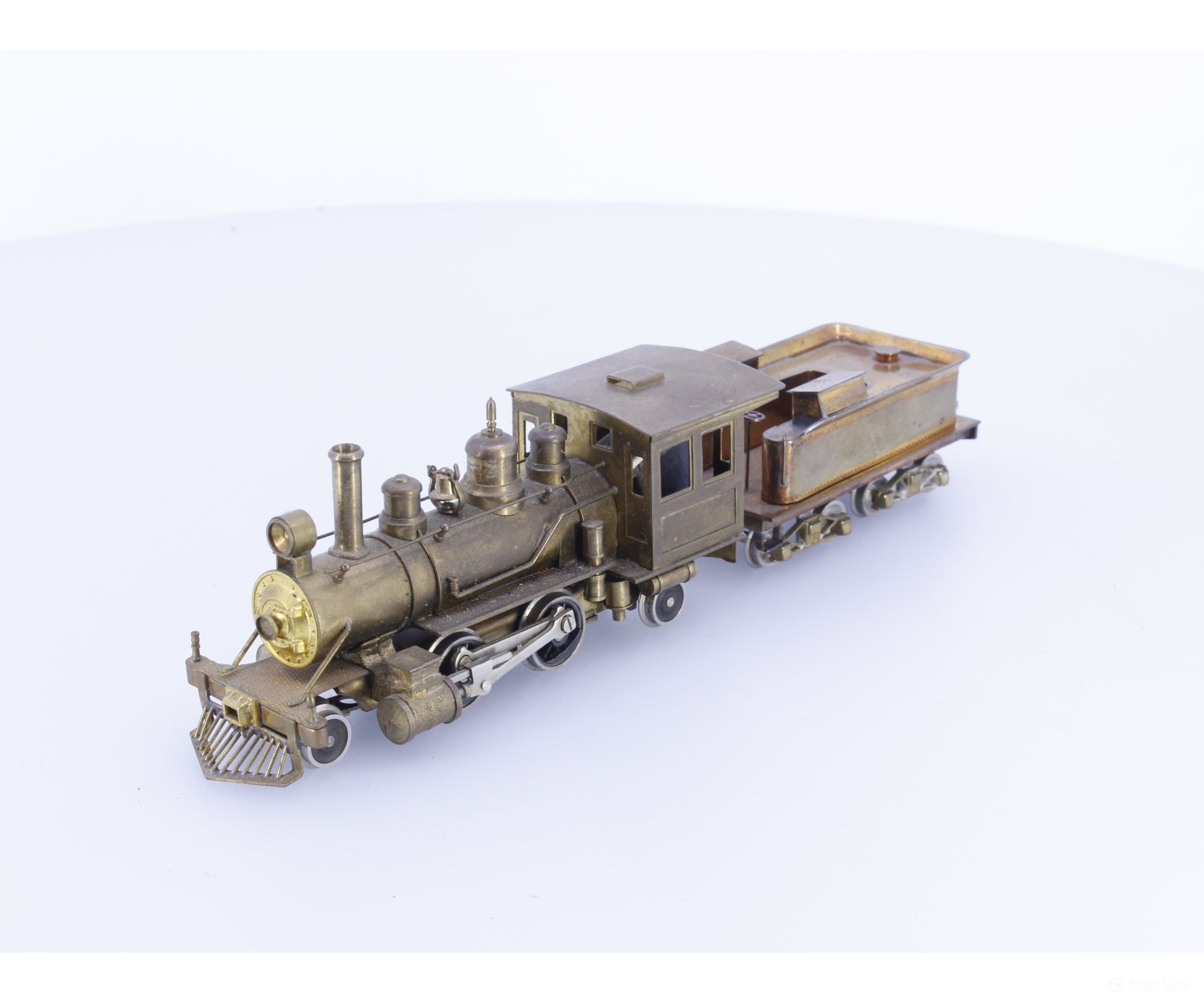 Peterson Brass 313 HO Brass 2-4-2 Steam Locomotive Undecorated Analog DC - Locomotives