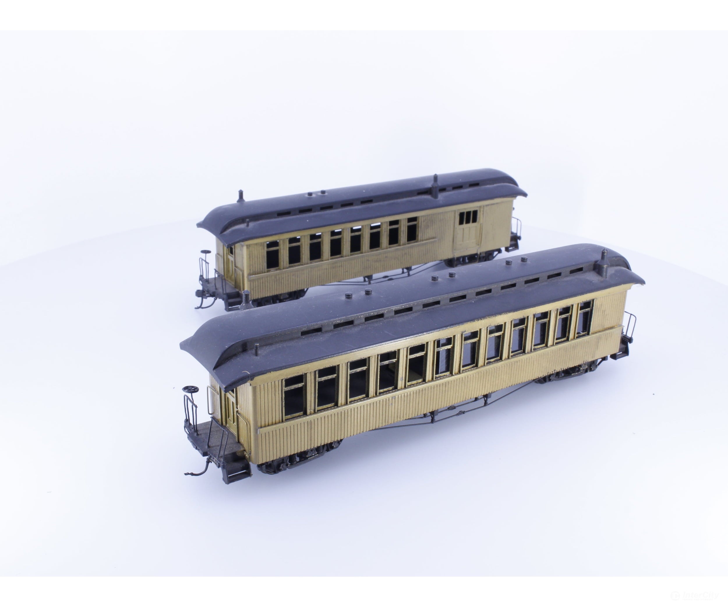 PFM S D&RGW Sn3 Passenger car set Combine and Coach (NX-003) - Passenger Cars