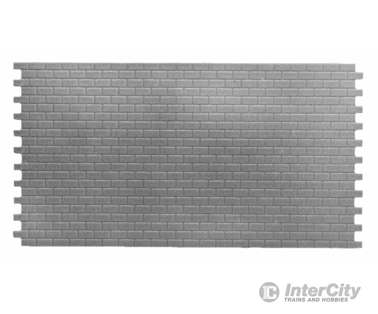 Pikestuff 1004 Concrete Block Walls -- 14-1/2 X 28’ Scale Scratch Building Supplies