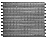 Pikestuff 1005 Concrete Block Walls -- 14-1/2 X 18-1/2’ Scratch Building Supplies