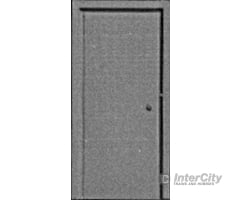 Pikestuff 1102 Doors (White Styrene) -- Solid Entryway Type W/No Windows Pkg(3) Scratch Building