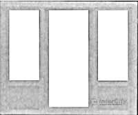 Pikestuff 1115 Doors -- Window & Center Door Combo Scratch Building Supplies