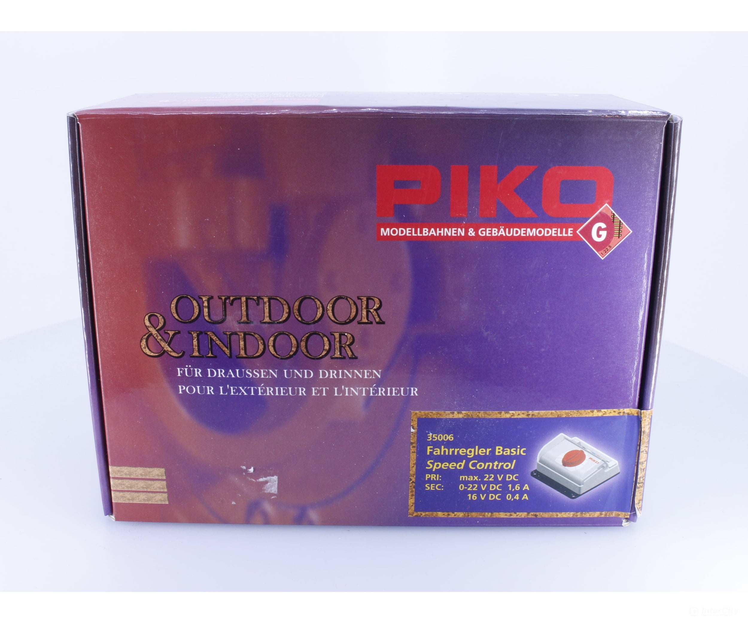 Piko 35006/35025 G Outdoor and Indoor Speed Controller with 110V Power Supply (#1) - Analog Throttles & Power
