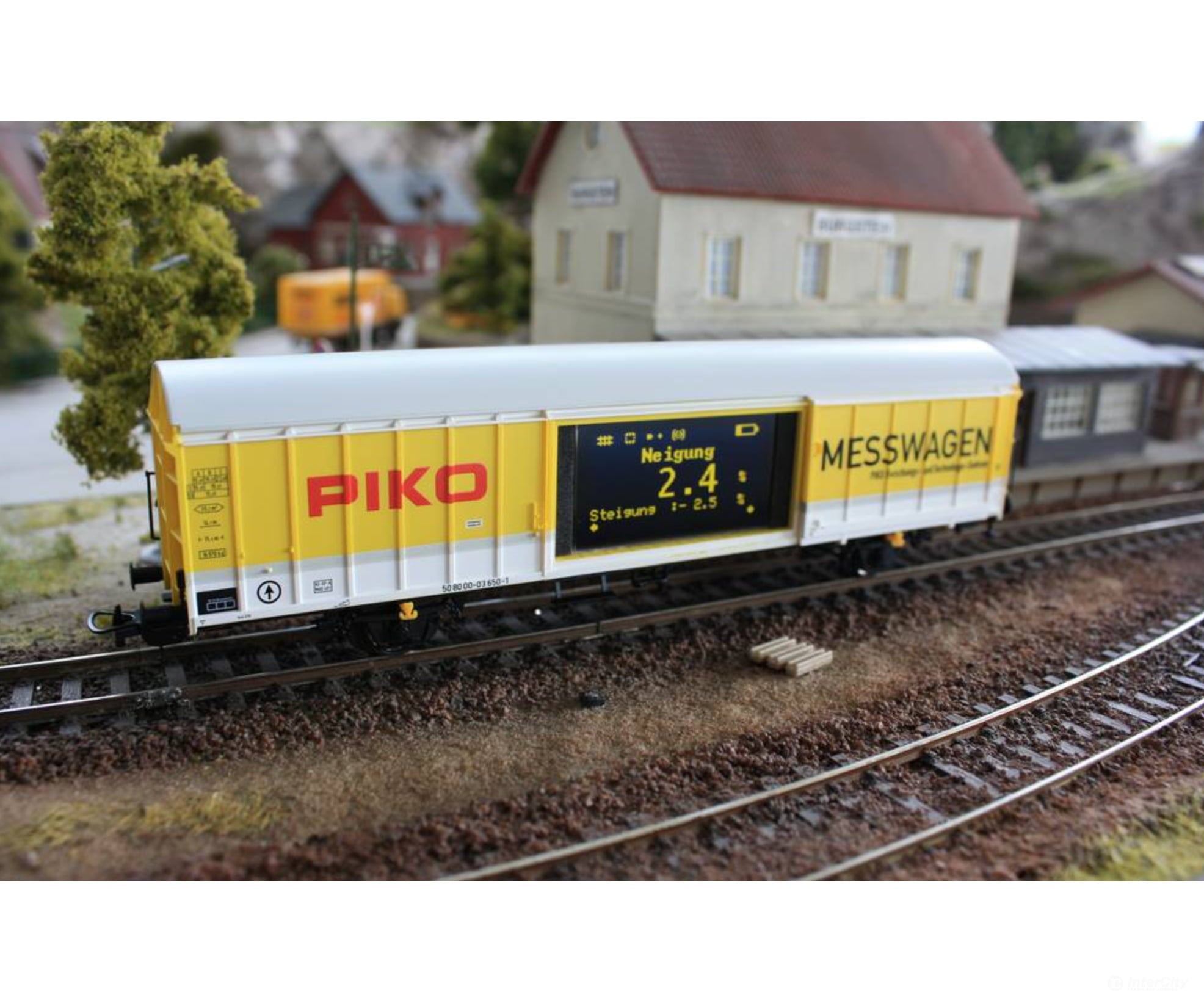Piko 55050 Piko Ho Measurement Car Messwagen (Dc/Dcc Or Marklin Ac) Dcc Accessories