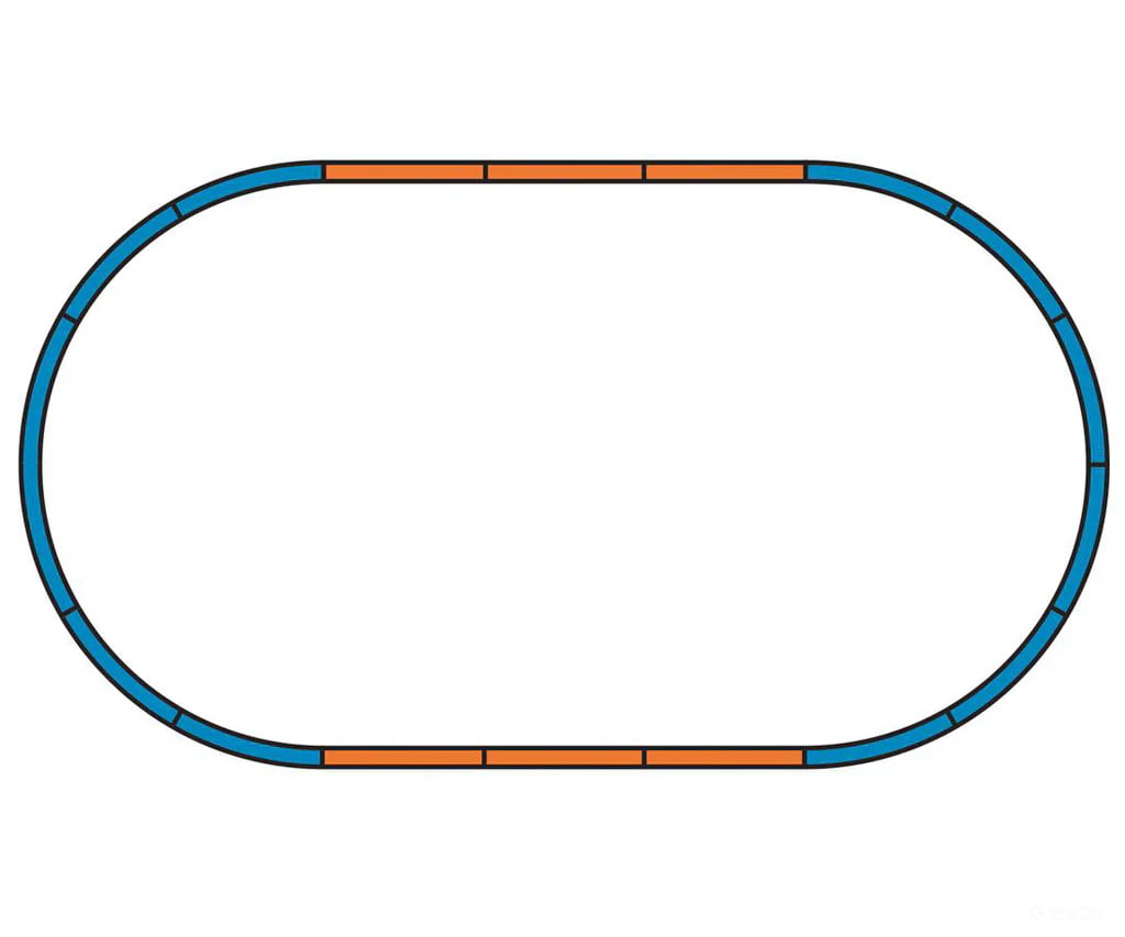 Piko 57196 Ho Db Ice 3 Starter Set With Roadbed Track Analog Dc 120V & Train Sets