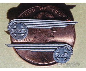 Plano Model Products Ho 500 Santa Fe Indian Head Herald Set Pkg(2) Detailing Parts