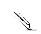 Plastruct 90594 3/16 Styrene Zee Bar - 15 Length 5 Per Pack Scratch Building Supplies