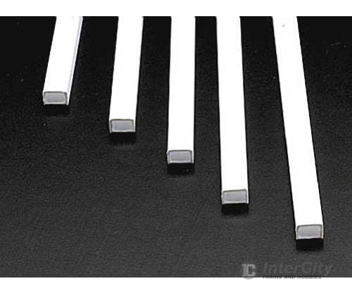 Plastruct 90631 1/4 Styren Rectangular Tubing 15 Length - 5 Per Pack Scratch Building Supplies
