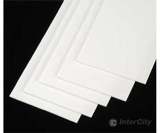 Plastruct 90642 .030 Styrene Strip - 24 Length 5 Per Pack Scratch Building Supplies