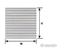 Plastruct 91511 Ho Ribbed Roof Sheet Scratch Building Supplies