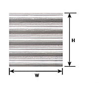 Plastruct 91521 Corrugated Siding Sheet Scratch Building Supplies