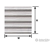 Plastruct 91521 Corrugated Siding Sheet Scratch Building Supplies