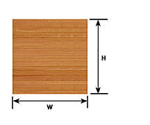 Plastruct 91529 1/64 Wood Planking Sheet Scratch Building Supplies