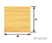 Plastruct 91535 1/16 Wood Planking Sheet Scratch Building Supplies