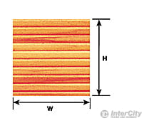 Plastruct 91536 1/8 Wood Planking Sheet Scratch Building Supplies