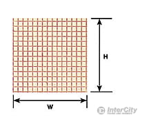 Plastruct 91543 5/64 Square Tile Sheet Scratch Building Supplies