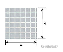 Plastruct 91544 15/64 Square Tile Sheet Scratch Building Supplies