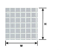 Plastruct 91544 15/64 Square Tile Sheet Scratch Building Supplies