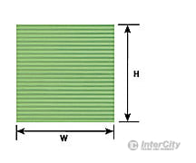 Plastruct 91550 1/16 Clapboard Siding Sheet Scratch Building Supplies