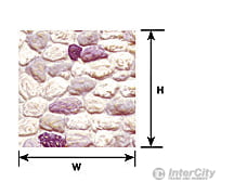 Plastruct 91559 1:35 Stone Wall Sheet Scratch Building Supplies